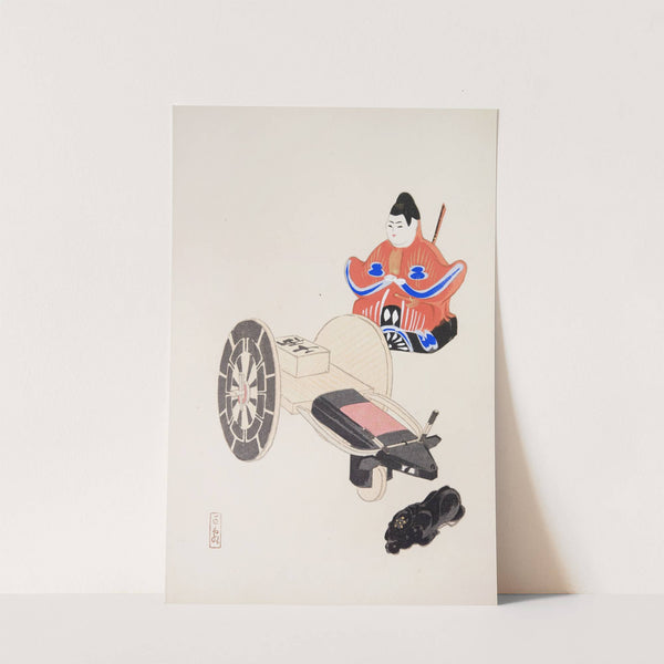 Kyosen’s Collected Illustrations of Japanese Toys Pl.003 by Kawasaki Kyosen