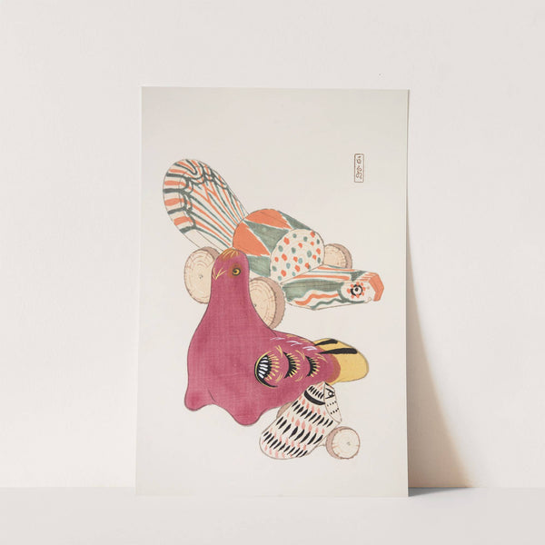 Kyosen’s Collected Illustrations of Japanese Toys Pl.006 by Kawasaki Kyosen