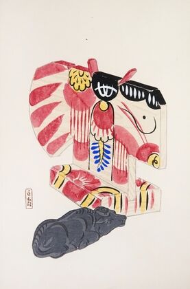 Kyosen’s Collected Illustrations of Japanese Toys Pl.030 — size preview