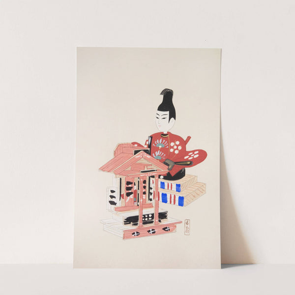 Kyosen’s Collected Illustrations of Japanese Toys Pl.065 by Kawasaki Kyosen