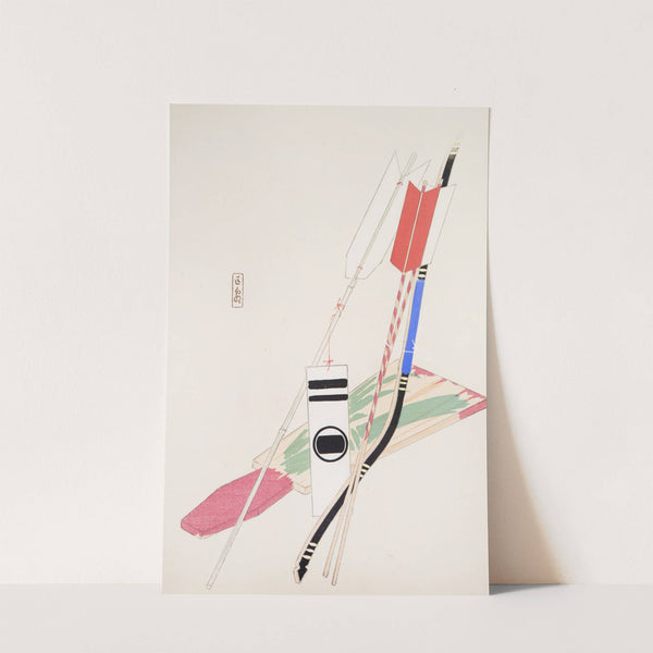 Kyosen’s Collected Illustrations of Japanese Toys Pl.080 by Kawasaki Kyosen