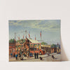 La Baraque du lutteur Dubois, boulevard de la Villette by C. Bussilliet