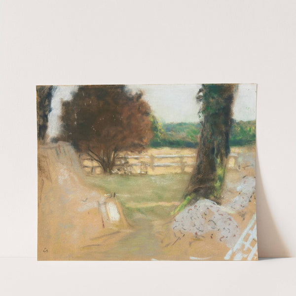 La Barrière blanche aux Clayes (circa 1932-38) by Édouard Vuillard
