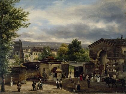 La barrière de la rue Royale-Montmartre