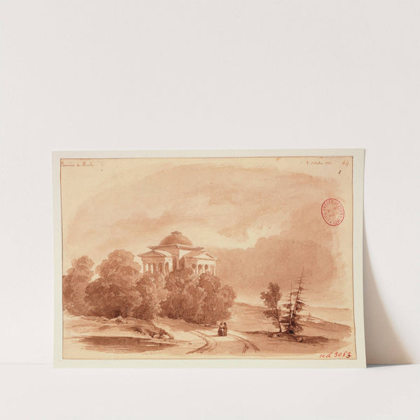 La Barrière du Roule. by Auguste-Sébastien Bénard