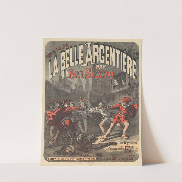 La Belle argentière par Paul Saunière (1882-1888) by Imp. Charles Lévy