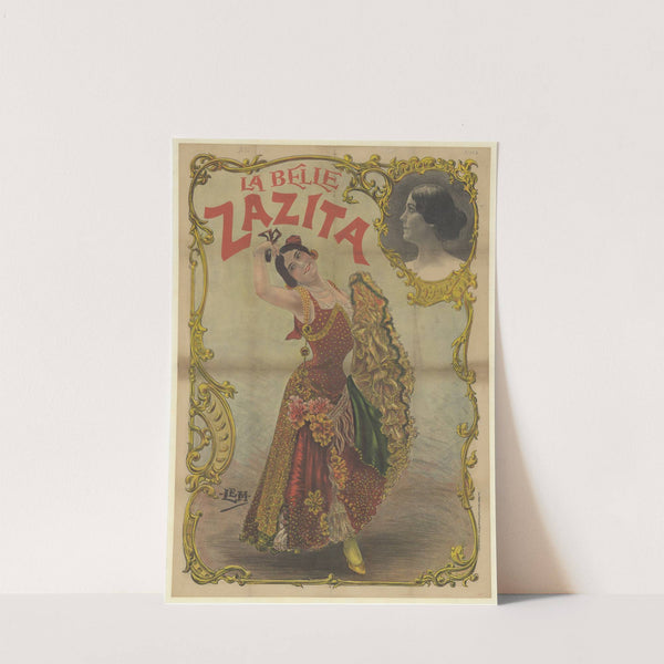 La Belle Zazita (1900) by Imp. Chaix