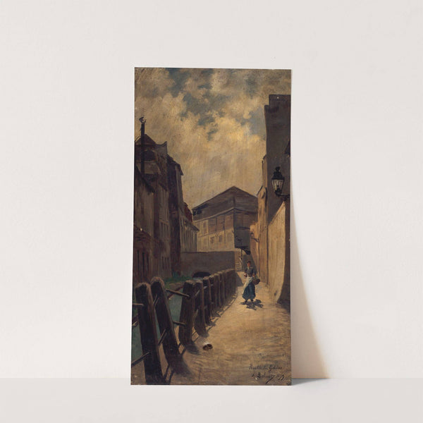 La Bièvre, ruelle des Gobelins by Alfred-Louis Bahuet