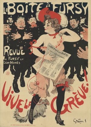 La Boîte à Fursy. Revue de Fursy et Léon Nunès. Vive la grève (1901)