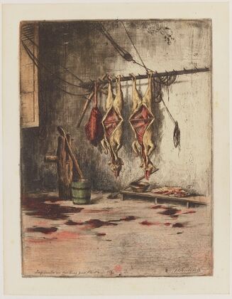 La boucherie, Honfleur (1888) — size preview