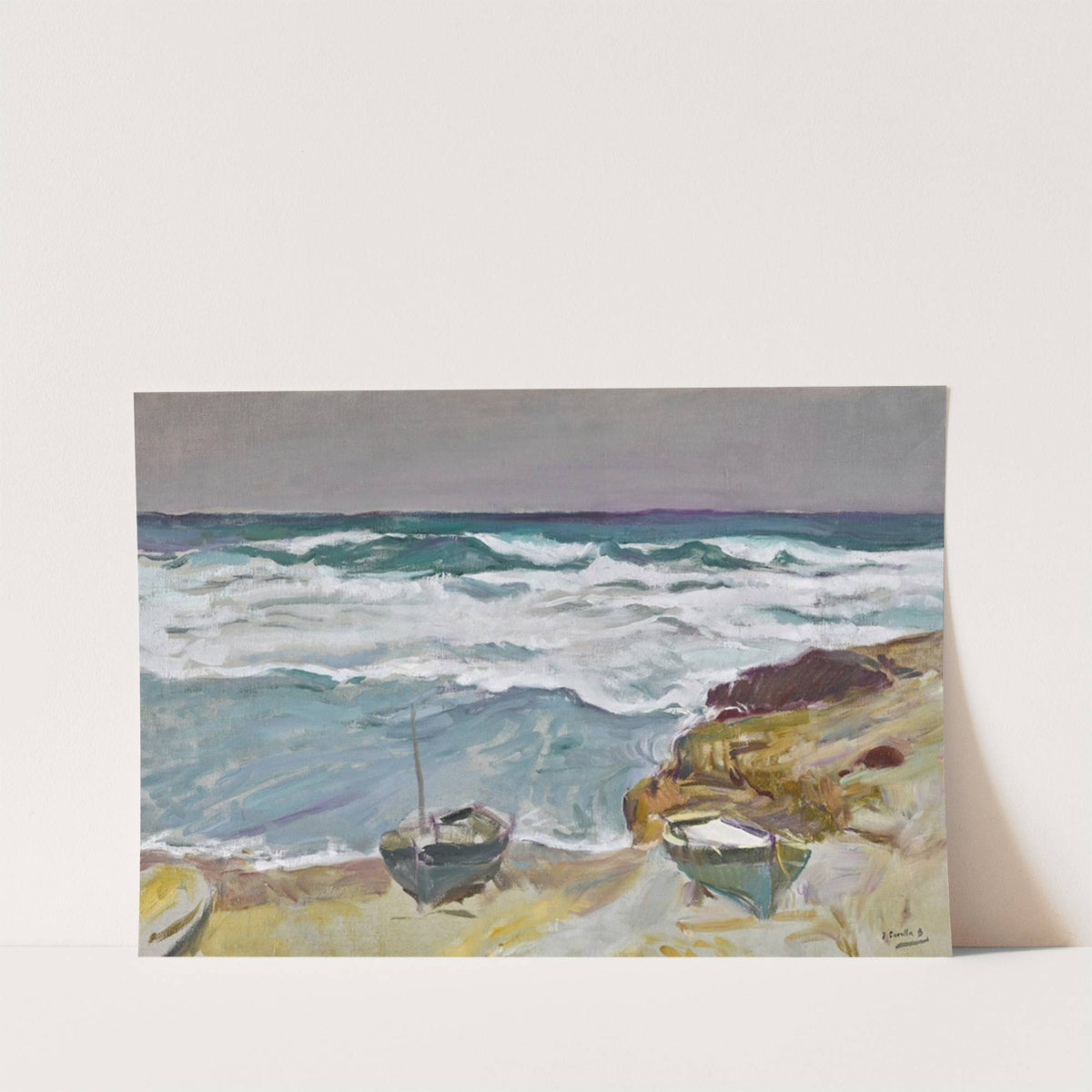 La Caleta, Málaga (La Caleta Beach, Málaga) by Joaquín Sorolla