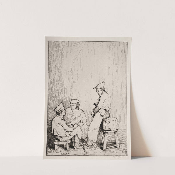 La Carte (1860–75) by Théodule Ribot