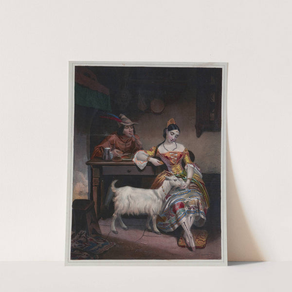 La Chambre (1834) by Nicolas Eustache Maurin