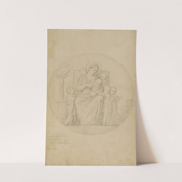La Charité by Jean-Hippolyte Flandrin