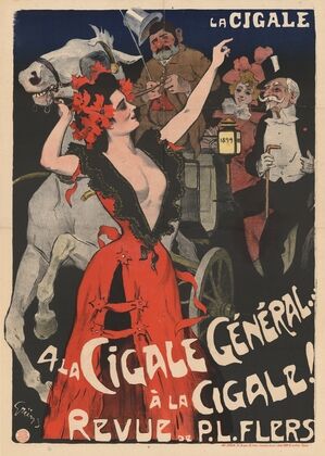La Cigale. A la Cigale Général. à la Cigale (1899)