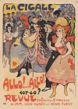 La Cigale. Allo.Allo (1898)