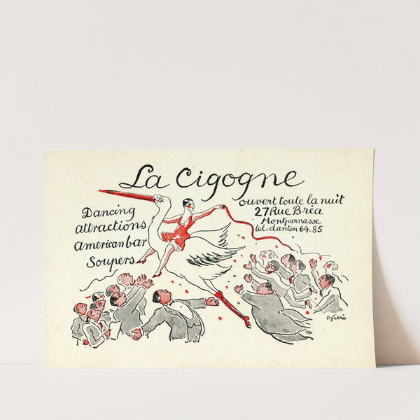 La cigogne by O. Fabrès