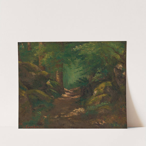 La Clairière (1866) by Gustave Courbet