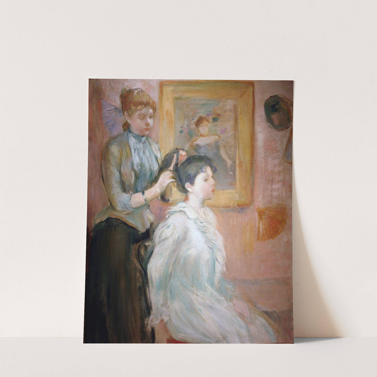 La Coiffure (1894) by Berthe Morisot