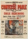 La Comtesse Paule, grand roman populaire par Emile Richebourg (1888)