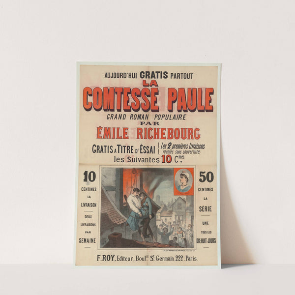 La Comtesse Paule, grand roman populaire par Emile Richebourg (1888) by Edward Ancourt