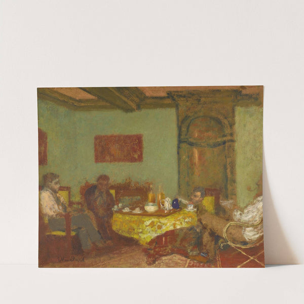 La conversation, chez les Natanson à Valvins (1896) by Édouard Vuillard