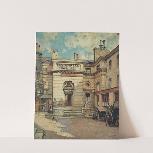 La cour de l&#039;Hôtel Gouthière, rue Pierre-Bullet by Henri Dabadie