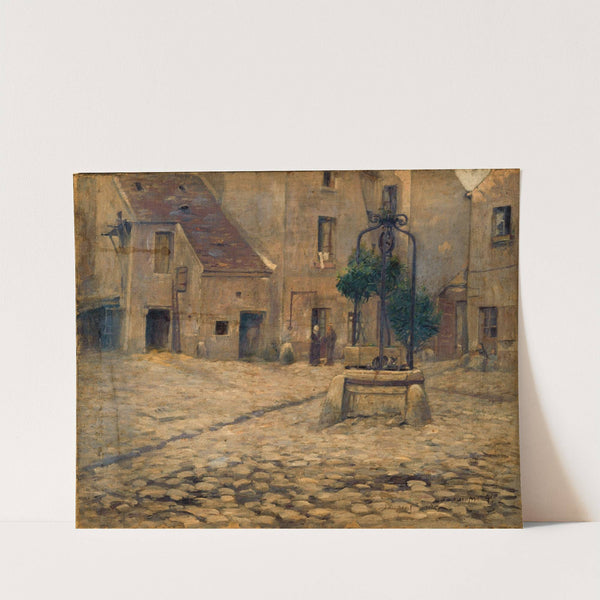La cour de l&#039;hôtel Saint-Adrien, 264, rue Saint-Jacques by Fernand Maillaud