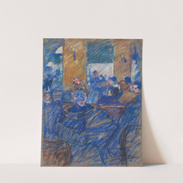 La Dame au café by Louis Valtat