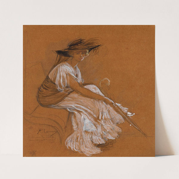 La Dame au roquet (1905) by Paul Albert Laurens