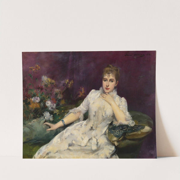 La Dame Avec Les Fleurs (1883) by Louise Abbéma