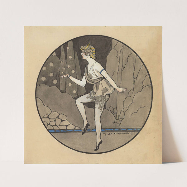 La danse du faune (1910s) by Yves Marevéry