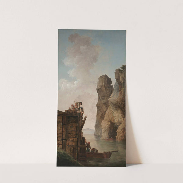 La Débarcadère by Hubert Robert