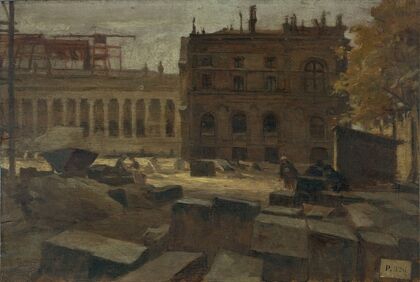 La dÃ©molition du Palais de l’Industrie, aux Champs-ÃlysÃ©es