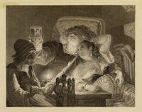Là dessus, le jeune homme riait et caressait la fille (1868)