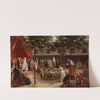 La duchesse d&#039;Orléans et le comte de Paris visitent une salle d&#039;asile parisienne by Jules Laure