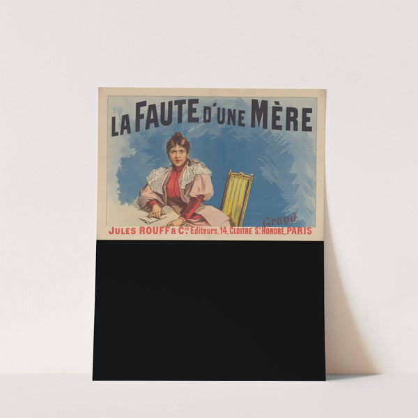 La Faute d’une mère, grand roman inédit par Camille Debans (1895) by Imp. F. Champenois