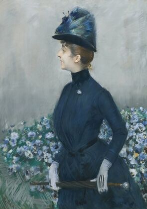 La femme aux fleurs (Portrait of Mathilde See)
