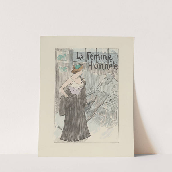 La Femme Honnête (1893) by Henri-Gabriel Ibels