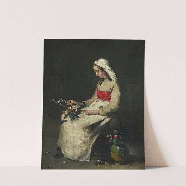 La Fleuriste by Théodule Ribot