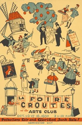 La Foire aux Croutes at the Arts club