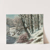 La Forêt En Hiver by Gustave Courbet