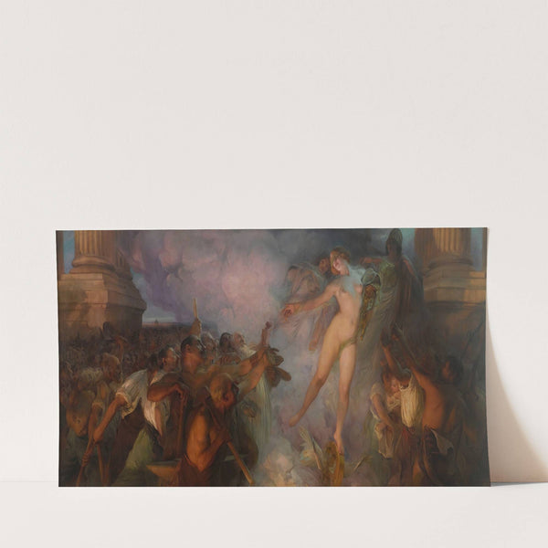 La Fortune Passe&#8230; Guidée Par La Sagesse Et L&#8217;economie, Elle Répand Ses Dons Sur Les Travailleurs (1912) by Paul-François Quinsac