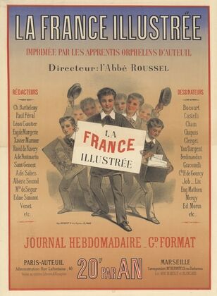 La France illustrée imprimée par les apprentis orphelins d’Auteuil (1879)