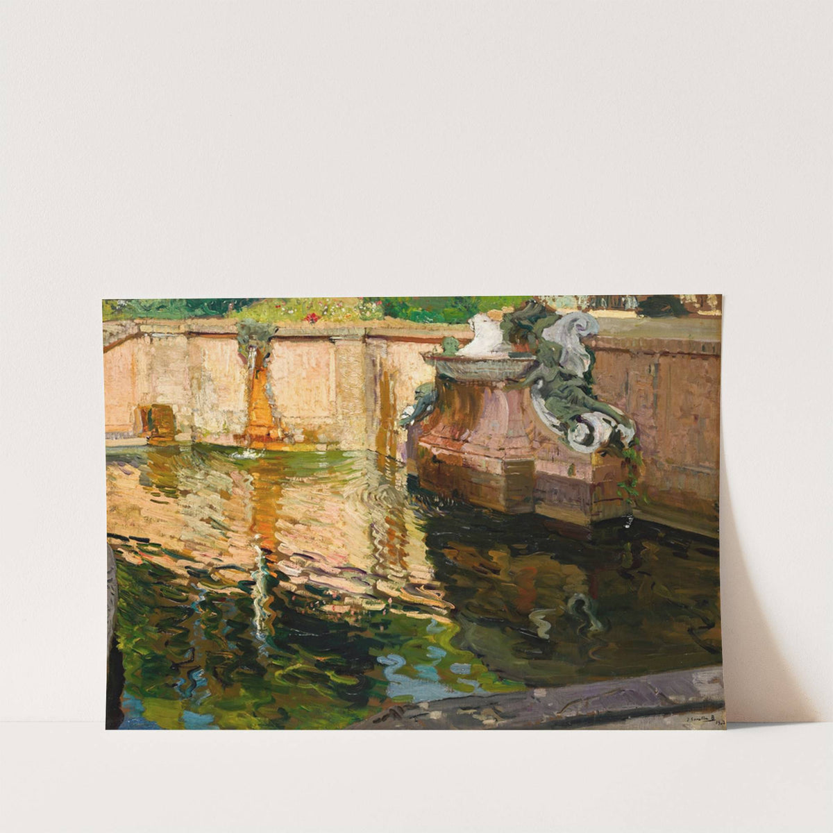 La Fuente De Los Caballos, La Granja (The Horses Fountain, La Granja) by Joaquín Sorolla