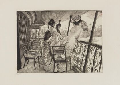 La galerie du ‘Calcutta’ (Souvenir d’un bal à bord) (1876)