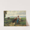 La Gardeuse De Vaches by Julien Dupré