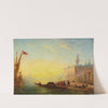 La Gondole, Quai Des Esclavons by Félix Ziem