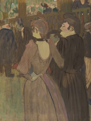 La Goulue And Her Sister