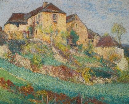 La Grande Maison De La Combe À Labastide-Du-Vert En Été